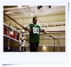 Vince Papale from the Phil Eagles waiting for fighters to enter the ring